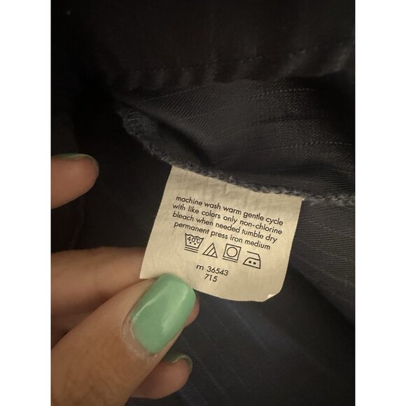 🌵4/$25‎  enneth Cole Reaction Men's Long Sleeve Blue Button-Down Shirt Size XL - Picture 4 of 7